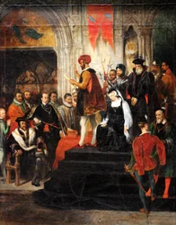 La lecture de la sentence de Marie Stuart